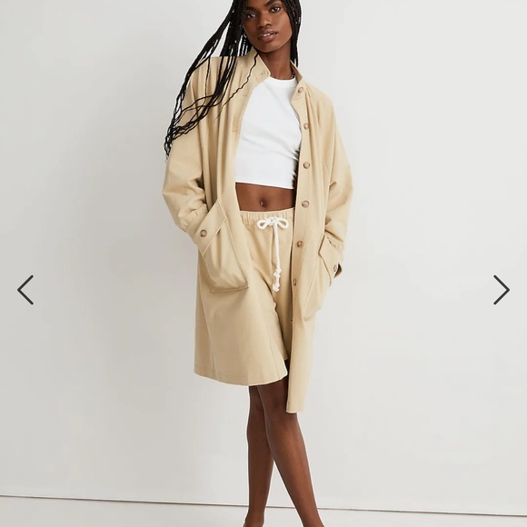 Madewell Jackets & Blazers - Madewell Structured Terry Longline Coat